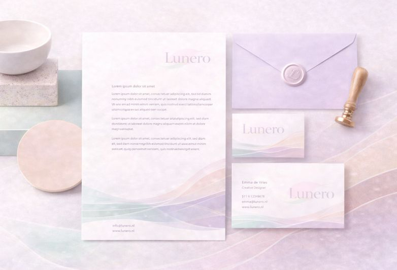 branding en visuele identiteit met flow