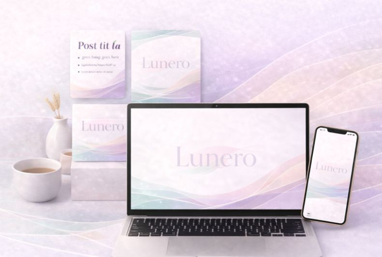 Lunero branding style