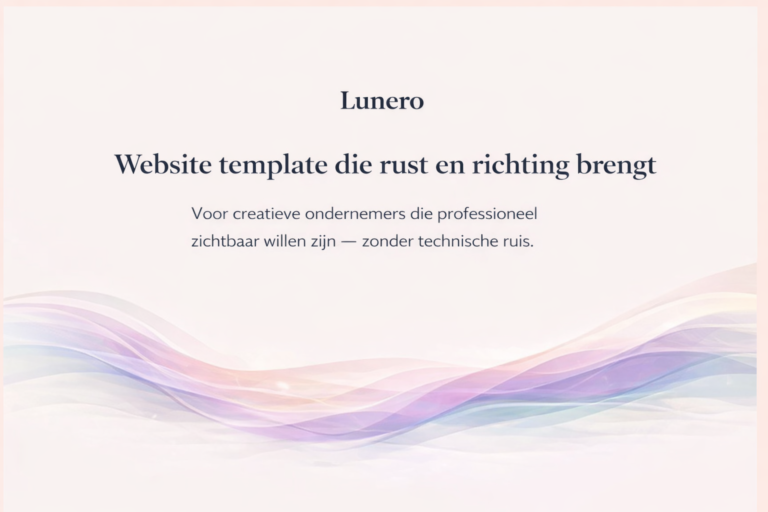 creative flow website template