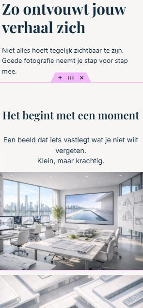Mobiele weergave Lifestyle en Fotografie