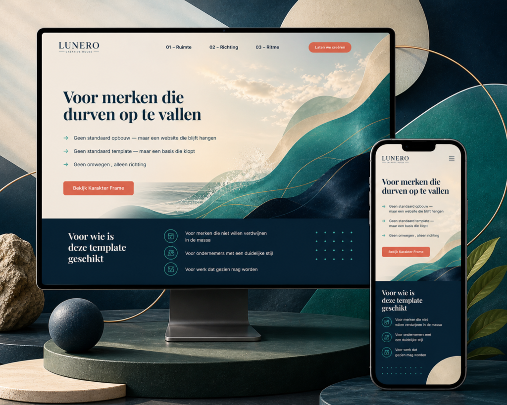 Karakter Frame website template