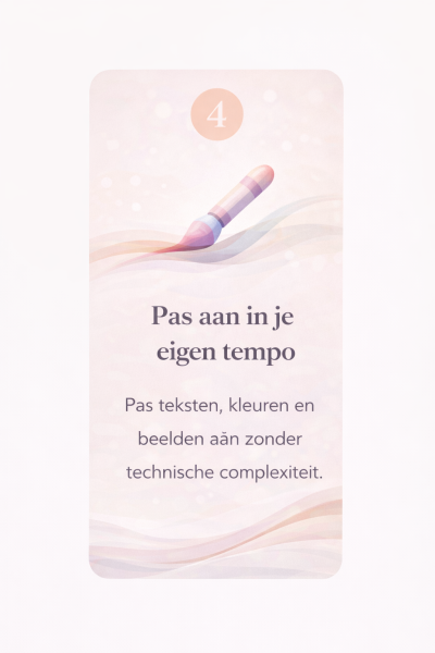 Template verkoop ontwerp zelf