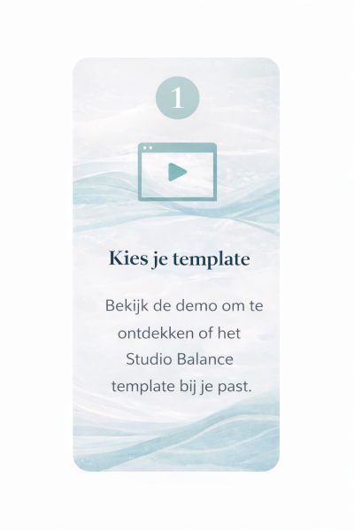 website template voor coaches