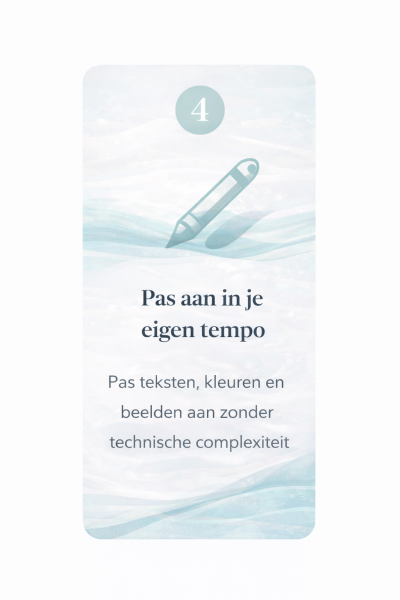 website template voor coaches studio balance